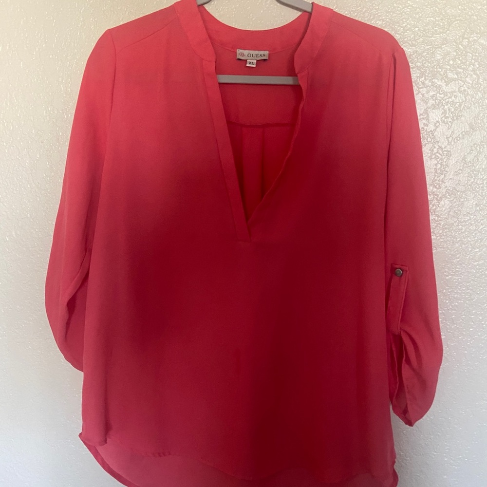 Pink blouse size xl